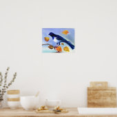 Herbst Magpie 2012 Poster (Küche)