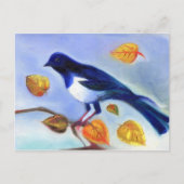 Herbst Magpie 2012 Postkarte (Vorderseite)