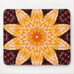 Herbst-Mais-Blume Mousepad