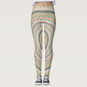 Herbst-Mandala Boho Hippie Retro abstrakte Kunst Leggings