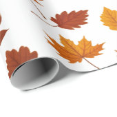 Herbst Märchen Traumhafter Wald und Sanft Geschenkpapier (Rolleneckpunkt)