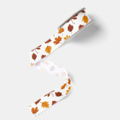 Herbst Märchen Traumhafter Wald und Sanft Ripsband (Rückseite)