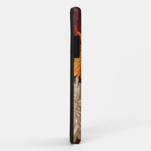 Herbst-Marigolds Chrysanthema und Asters-Muster Case-Mate iPhone Hülle (Hinten/Rechts)