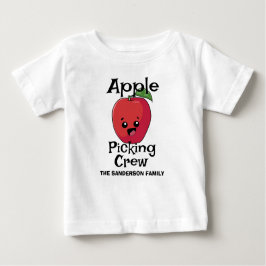 Herbst Matching Family Apple Picking-Crew Baby T-shirt