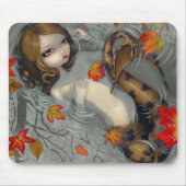 "Herbst-Meerjungfrau" Mousepad (Vorne)