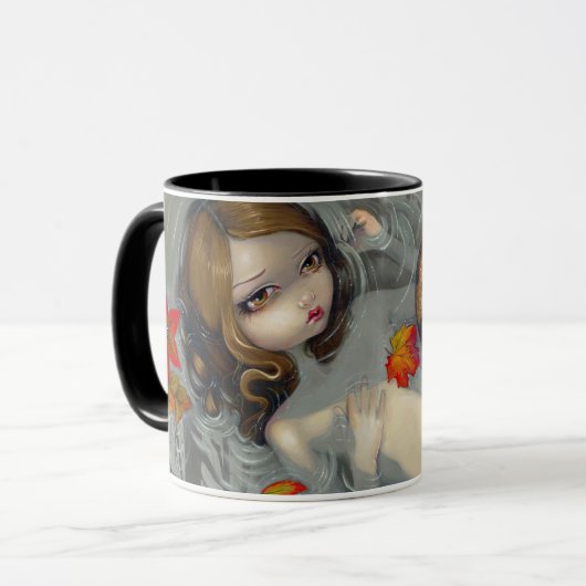 "Herbst-Meerjungfrau-" Tasse (Vorderseite Links)