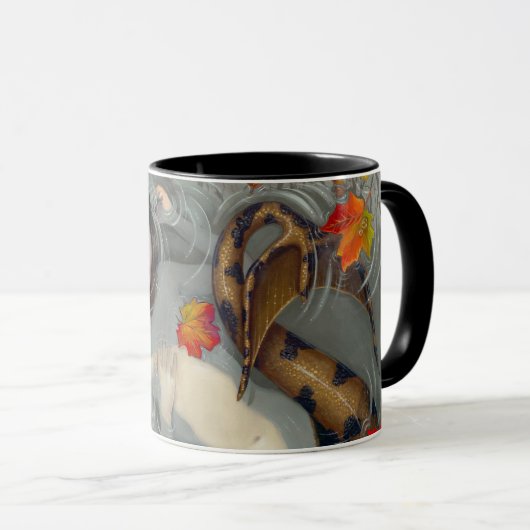"Herbst-Meerjungfrau-" Tasse (VorderseiteRechts)