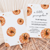 Herbst Minimalistische Pumpkin Baby Dusche Einladung
