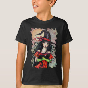 Herbst Mischief Halloween Hexe und Balck Cat T-Shirt