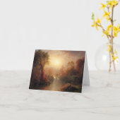 Herbst mit Frederic Church Note Card Karte (Gelbe Blume)