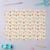 Herbst Mittlere Herzen 2 Seidenpapier (Basteln)