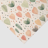 Herbst Mittlere Herzen 2 Seidenpapier (Detail)