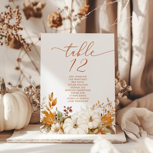 Herbst Moderne Hochzeitskarten Einladung