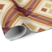 Herbst Modernes Raute Muster Nr. 10 Geschenkpapier (Rolleneckpunkt)