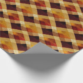 Herbst Modernes Raute Muster Nr. 11 Geschenkpapier (Ecke)