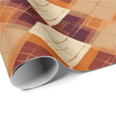 Herbst Modernes Raute Muster Nr. 17 Geschenkpapier (Rolleneckpunkt)