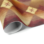 Herbst Modernes Raute Muster Nr. 2 Geschenkpapier (Rolleneckpunkt)