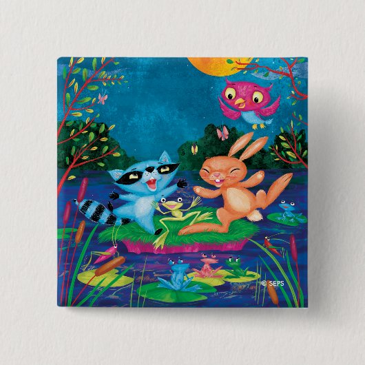 Herbst-Mond Button (Vorderseite)