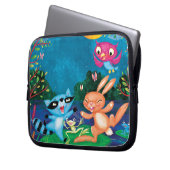 Herbst-Mond Laptopschutzhülle (Vorderseite Links)