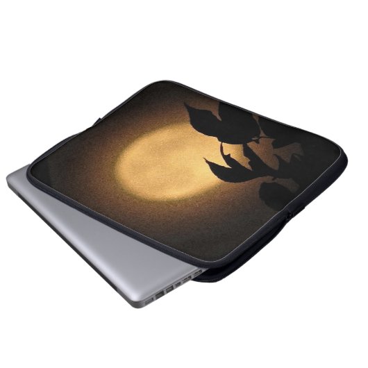 Herbst-Mond Laptopschutzhülle (Vorne Knopf)