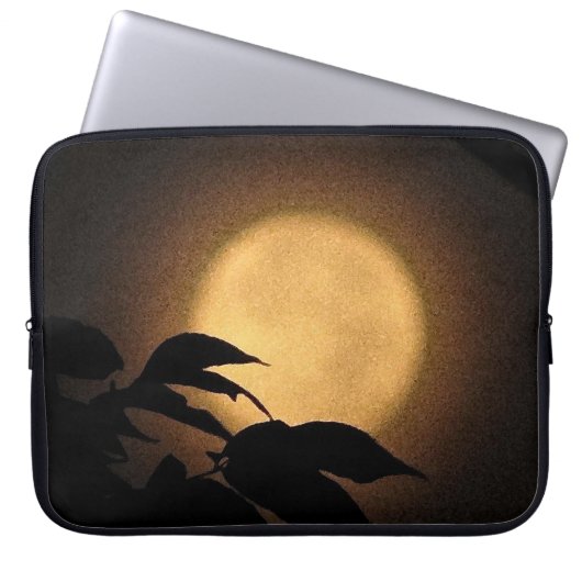 Herbst-Mond Laptopschutzhülle (Vorderseite)