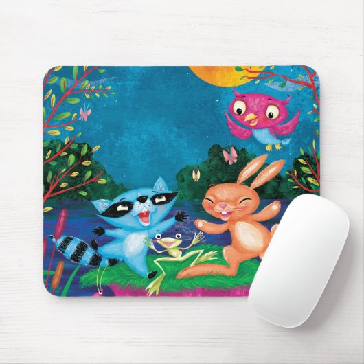 Herbst-Mond Mousepad (Mit Mouse)
