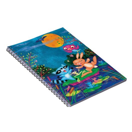 Herbst-Mond Notizblock (Rechte Seite)