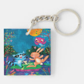 Herbst-Mond Schlüsselanhänger (Rückseite)