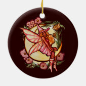 Herbst Moon Fairy Witze Fall Fairies Keramik Ornament (Hinten)