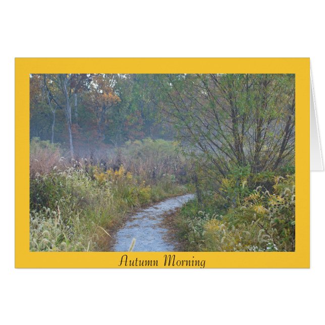 Herbst-Morgen (Vorderseite (Horizontal))