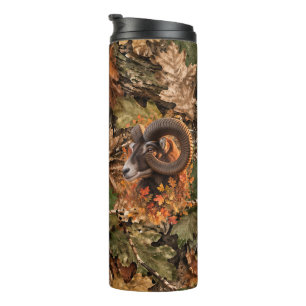 Herbst-Moufflon-Widder-Wildnis Thermosbecher