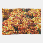 Herbst-Mums Geschirrtuch (Horizontal)