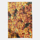 Herbst-Mums Geschirrtuch (Vertikal)