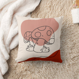 Herbst Mushroom Magic Abstrakt Blogs Gestaltungsar Kissen