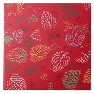 Herbst, Muster der Blätter Fliese