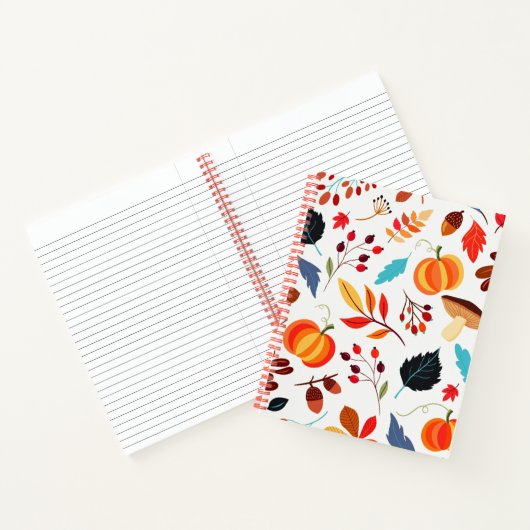 Herbst-Muster-Notebook Notizblock (Innenseite)