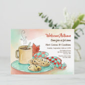 Herbst-Nachmittags-Einladung Einladung (Stehend Vorderseite)