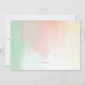 Herbst-Nachmittags-Einladung Einladung (Rückseite)