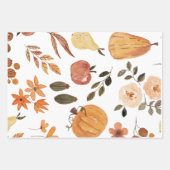 Herbst - Nahtloses Muster Geschenkpapier Set (Vorderseite 3)