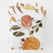 Herbst - Nahtloses Muster Geschenkpapier Set (Beispiel)