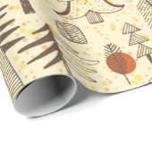 Herbst. Nahtloses Muster mit Wald, Herbstbacken Geschenkpapier (Rolleneckpunkt)