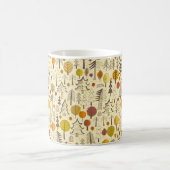 Herbst. Nahtloses Muster mit Wald, Herbstbacken Kaffeetasse (Mittel)