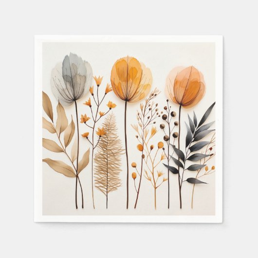 Herbst Napkins Serviette (Vorderseite)