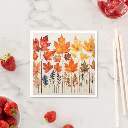 Herbst Napkins Serviette (Beispiel)