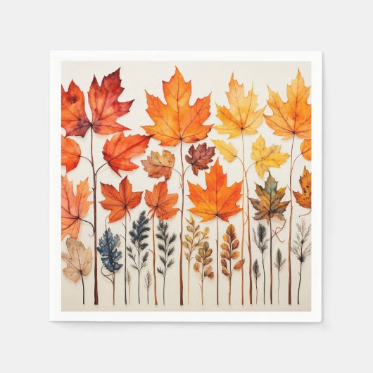Herbst Napkins Serviette (Vorderseite)