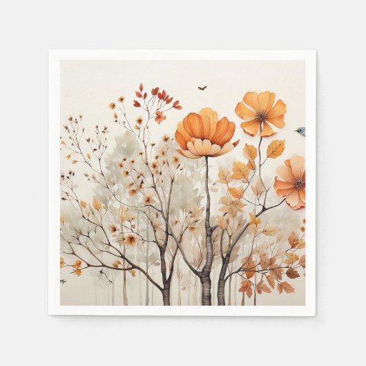 Herbst Napkins Serviette (Vorderseite)