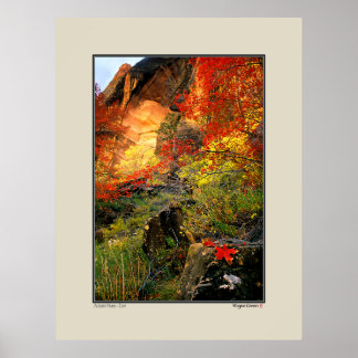 Herbst - Nationalpark Zion Poster