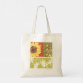 Herbst-Natur-Collage-Tasche Tragetasche (Rückseite)