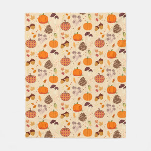 Herbst Natur Fleecedecke