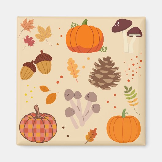 Herbst Natur Magnet (Vorne)